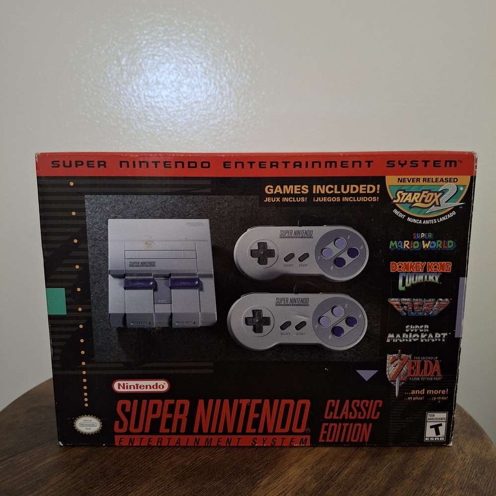 Nintendo Super NES Console - Classic Edition - Complete In Box - Barely Used