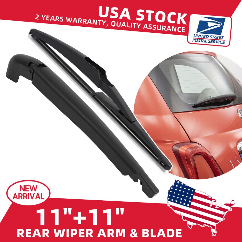 Rear Wiper Arm & Blade Kit for FIAT 500 2012-2019 - 2-Piece Set OE 68079869AA 68079870AA