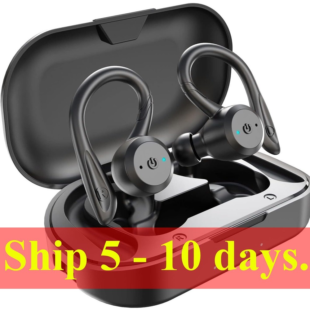 APEKX Wireless Earbuds Bluetooth 5.3 IPX7 Waterproof with Charging Case
