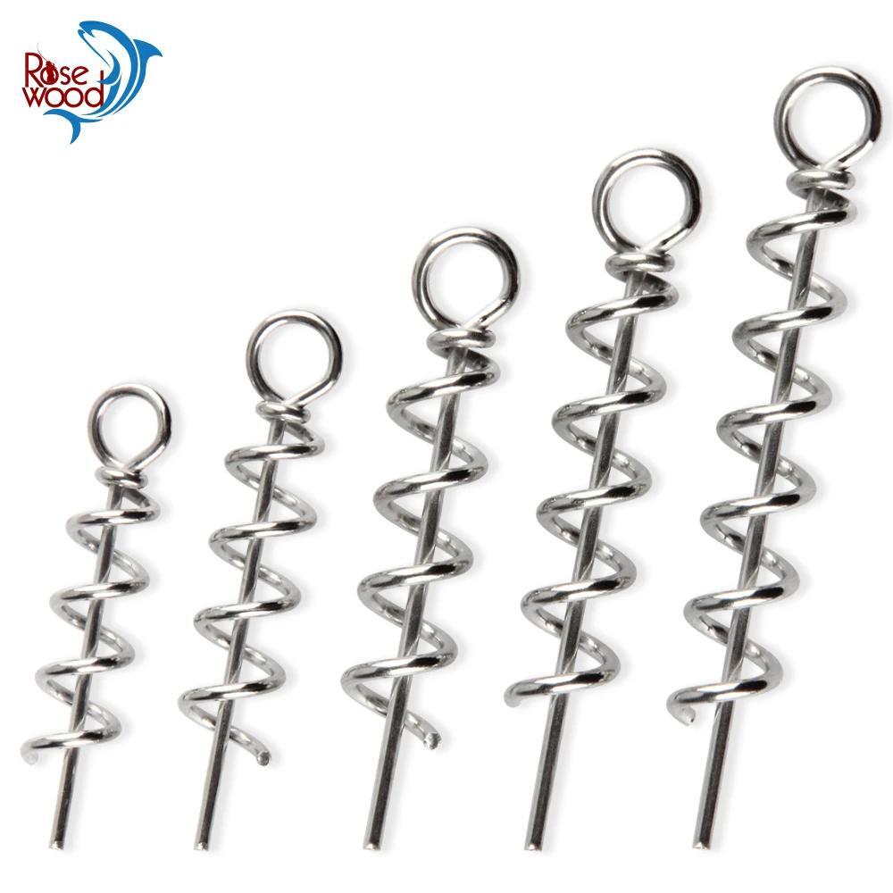 Soft Lure Bait Fishing Twist Lock Centering Pin Needle