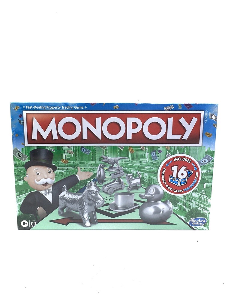 Monopoly Game Classic Edition Family Board Game New Cards New Characters