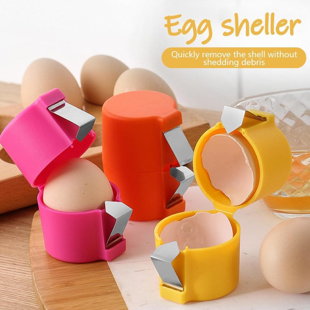 Egg Cracker Separator Handheld Egg Openers Breaker Kitchen Gadget Tools US