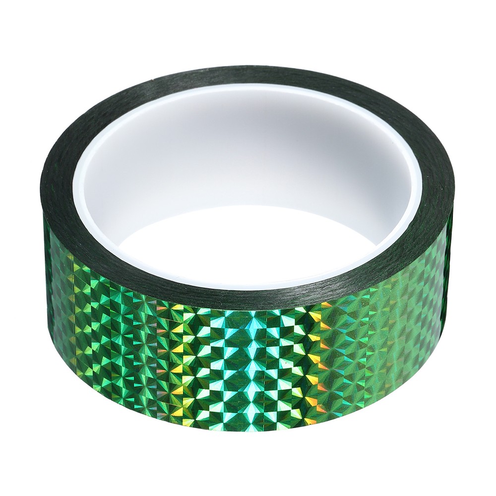 Prism Tape Self Adhesive Holographic Reflective Tapes Green 1.4