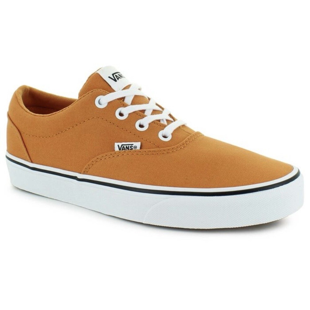 VANS Doheny Orange Canvas Lace Up Sneakers Shoes VN0A3MVZOV5 Womens Size 7 NEW