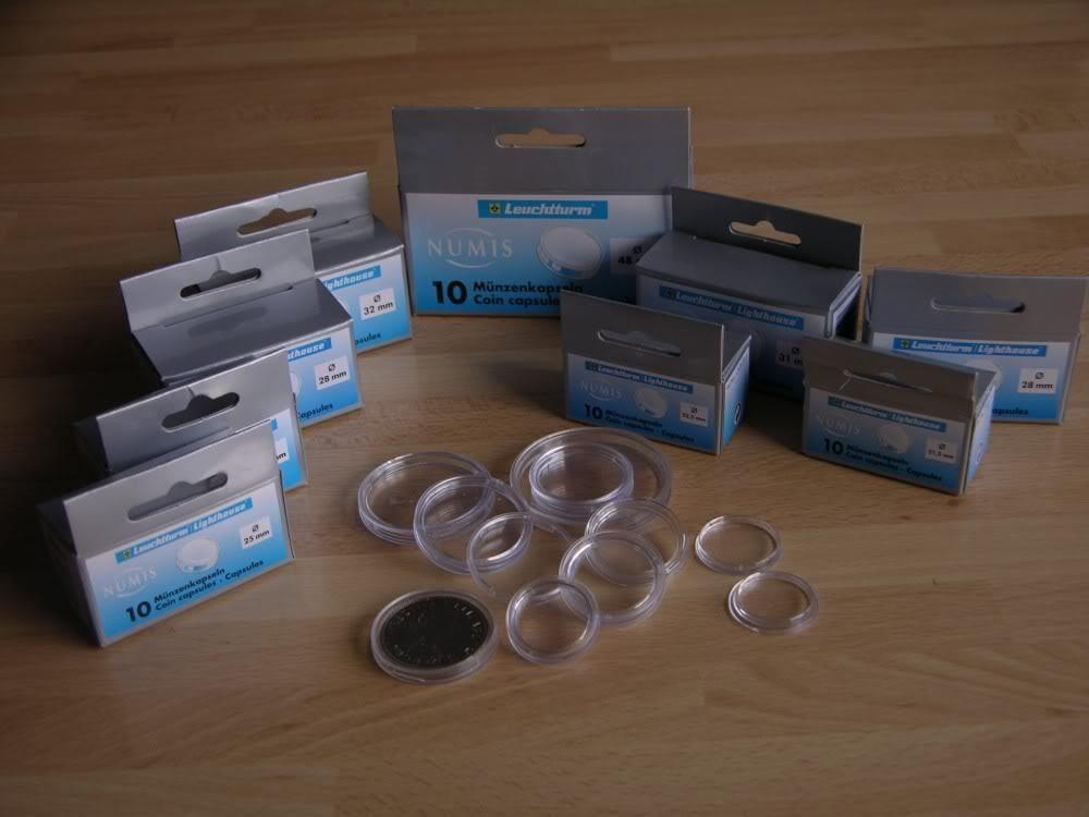 10 new Lighthouse coin capsules 49mm