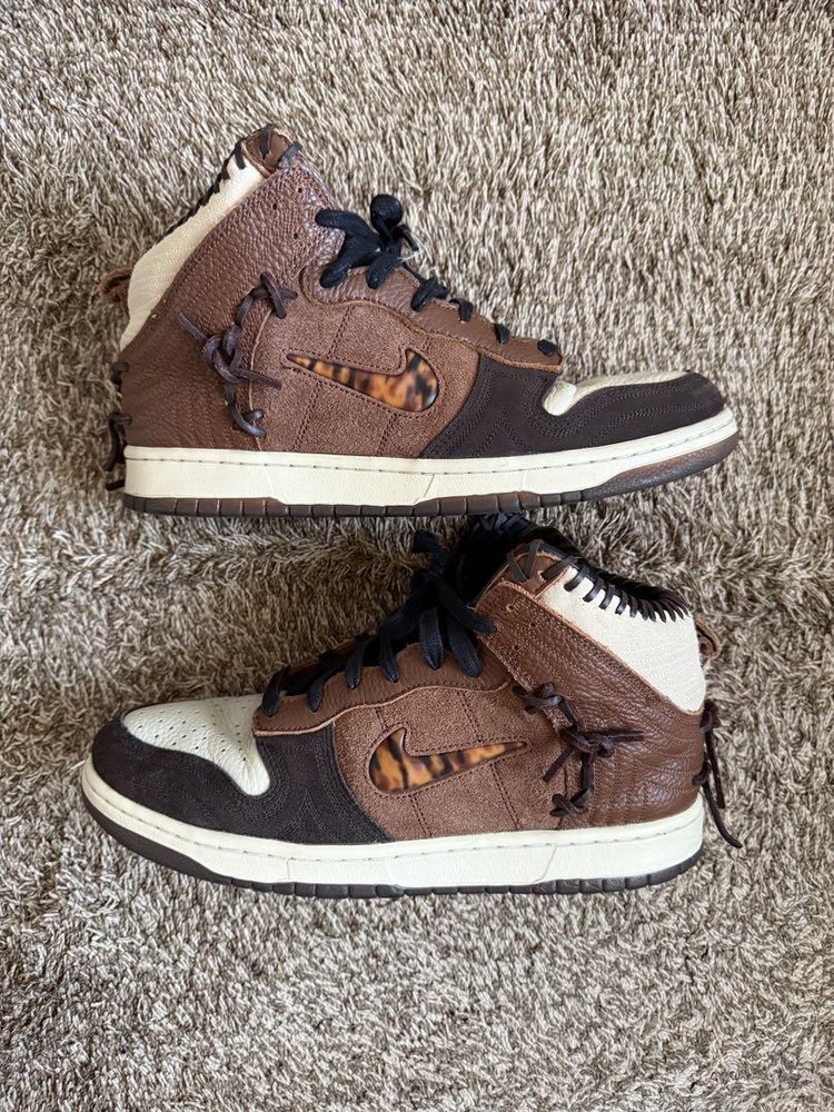 Men 9.5US Bodega Nike Dunk High Brown Men Sneaker Original Sports Collection Nik