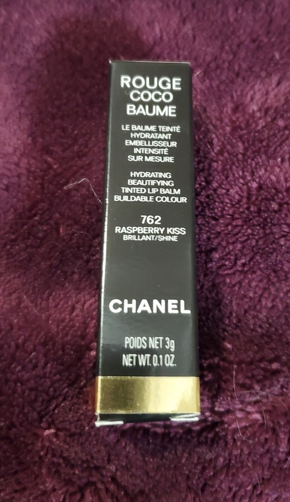 CHANEL Rouge Coco Baume Hydrating Tinted Lip Balm in Raspberry Kiss 3g New in Box