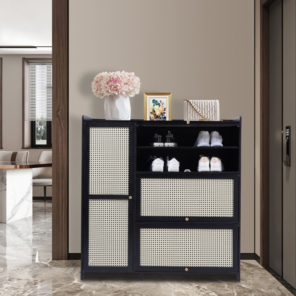 7-Tier Shoe Rack Storage Cabinet for Entryway Hallway or Closet Organization