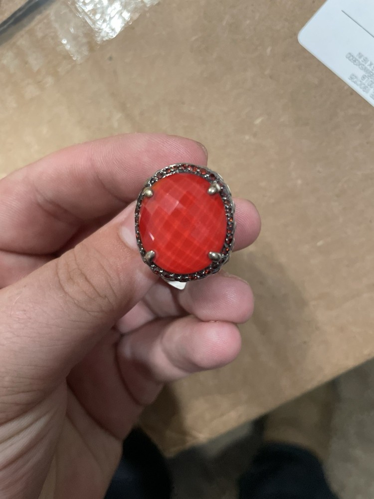 NEW!! John Hardy Sterling Silver Batu Bamboo Dome Ring Size 6