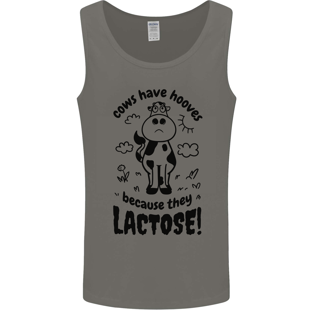 Cows Have Hooves Because They Lack Toes Mens Vest Tank Top