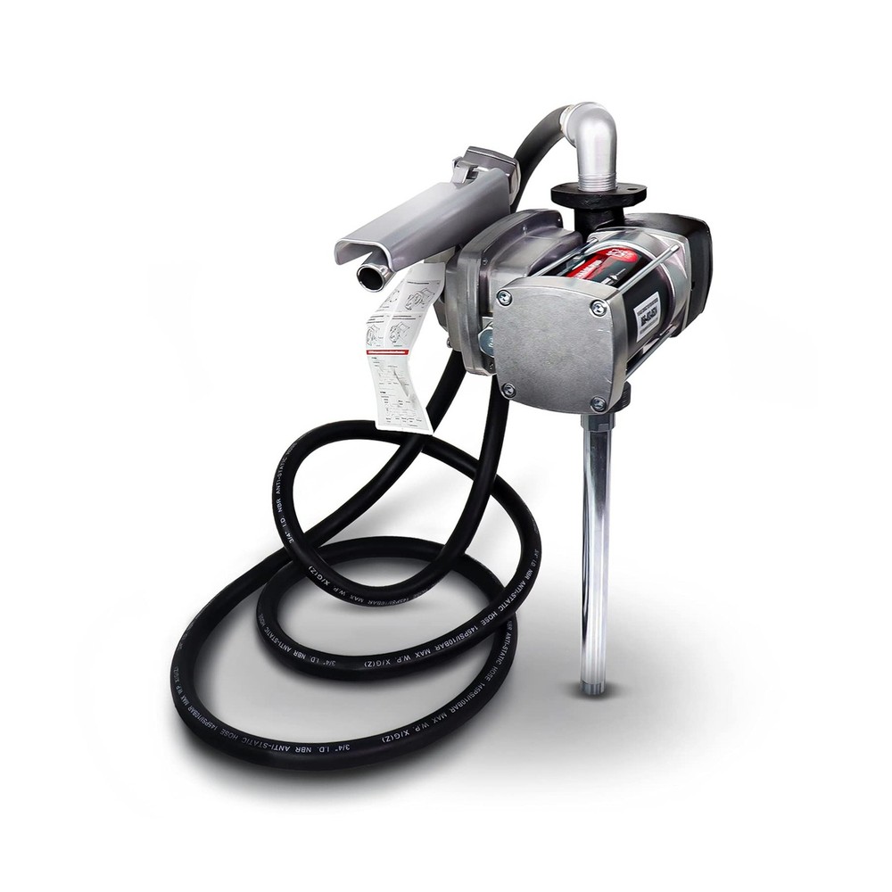 Fuelworks Fuel Transfer Pump Kit 15GPM/57LPM DC 12V 180W 22A Rotary Vane Moto...