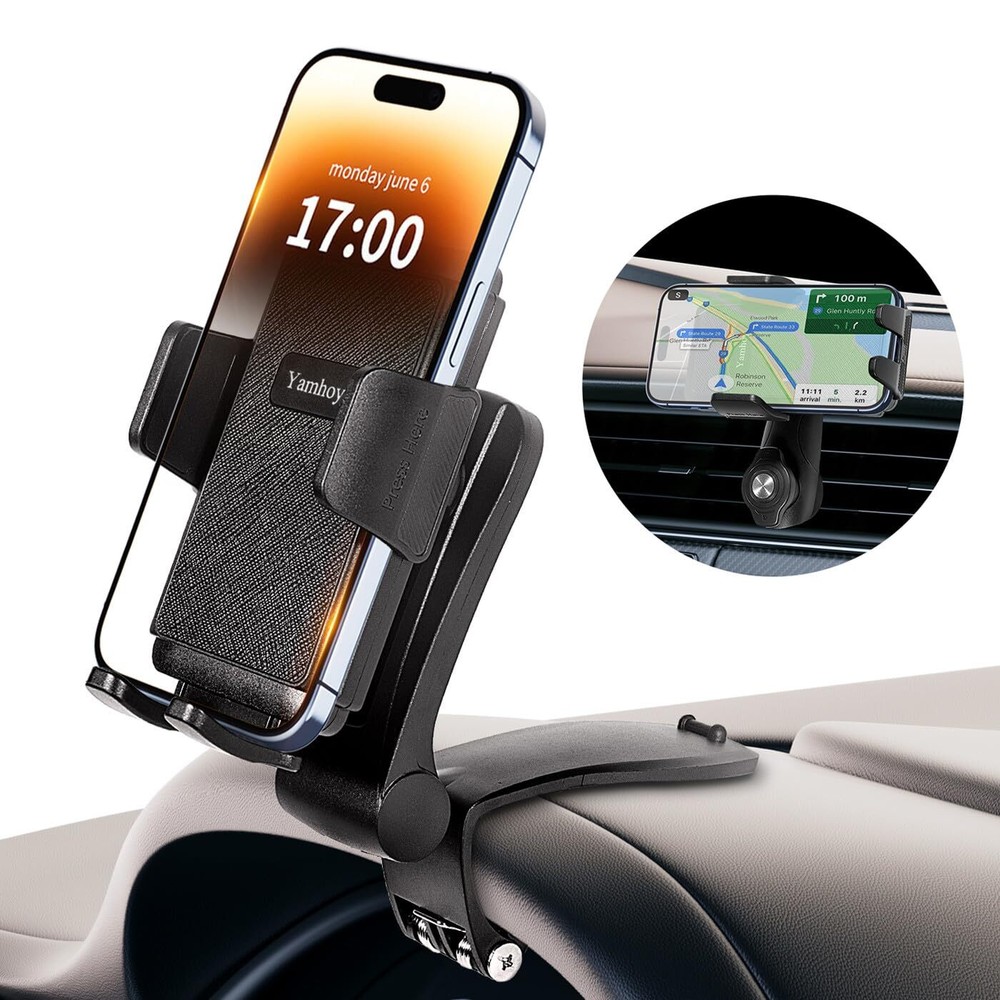 Car Phone Holder Mount Dashboard and Air Vent Cell Phone Car Mount 360 Degree...