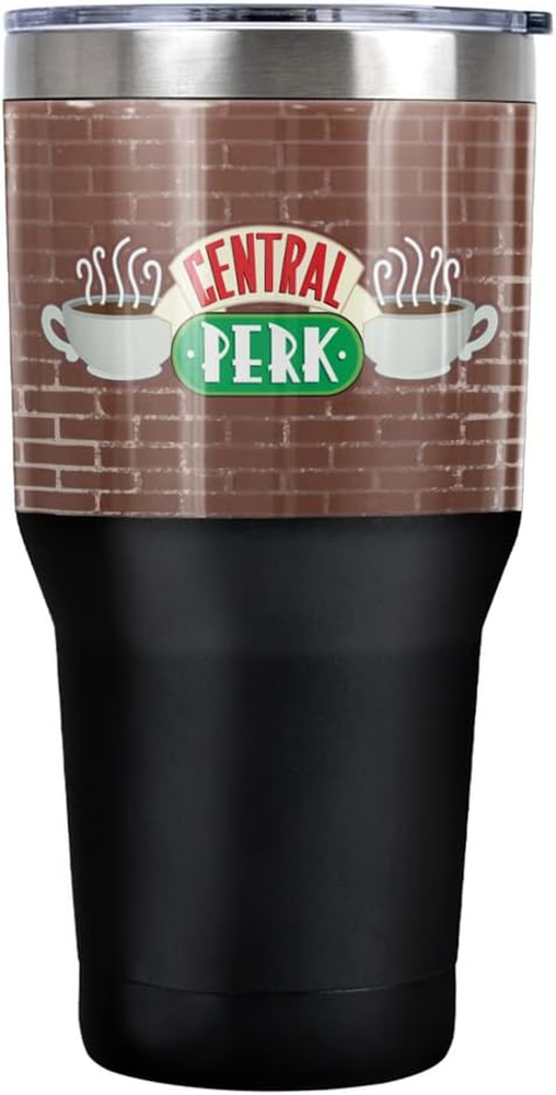 Friends Central Perk Brick Wall Stainless Steel Tumbler 30 Oz Coffee Travel Cup,