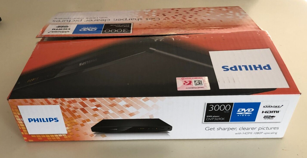 Philips DVP3690K DVD Player with HDMI and USB Playback