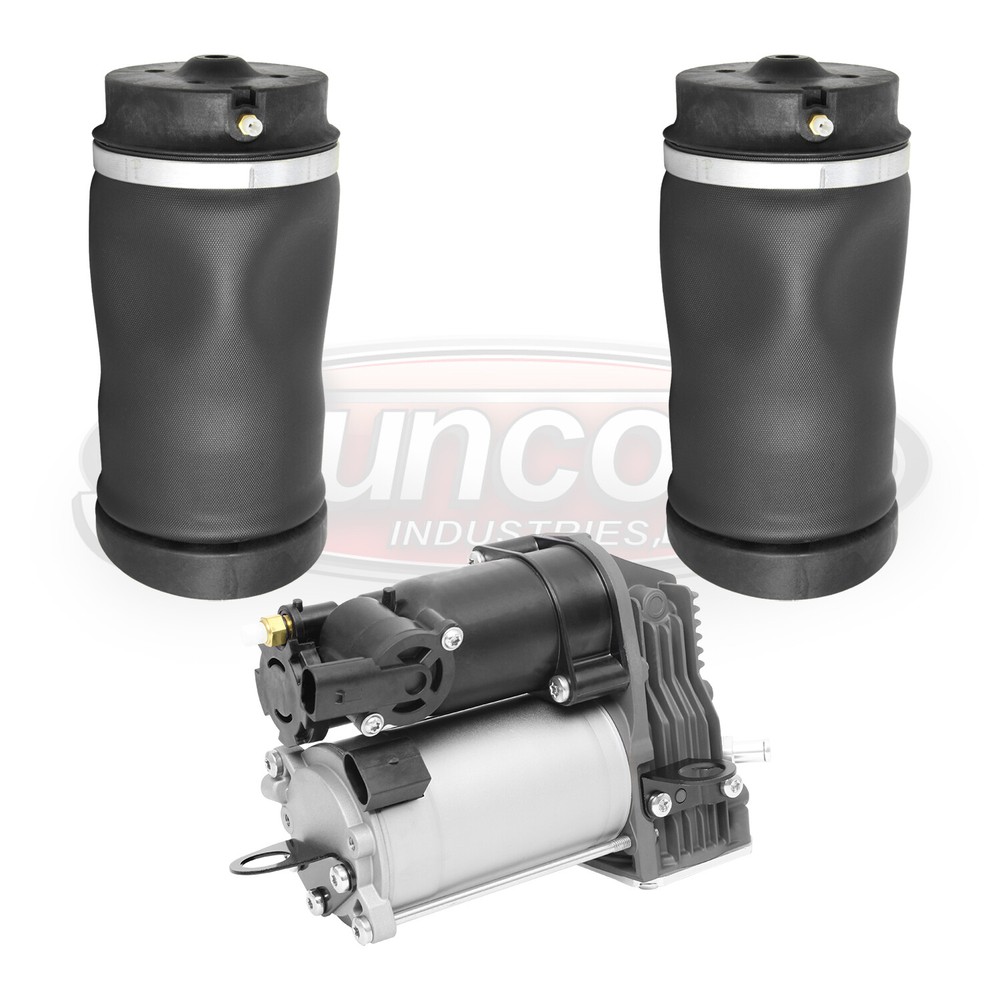 2006-2013 Mercedes R350 Rear Air Springs Pair & Compressor w/ 4 Corner Leveling