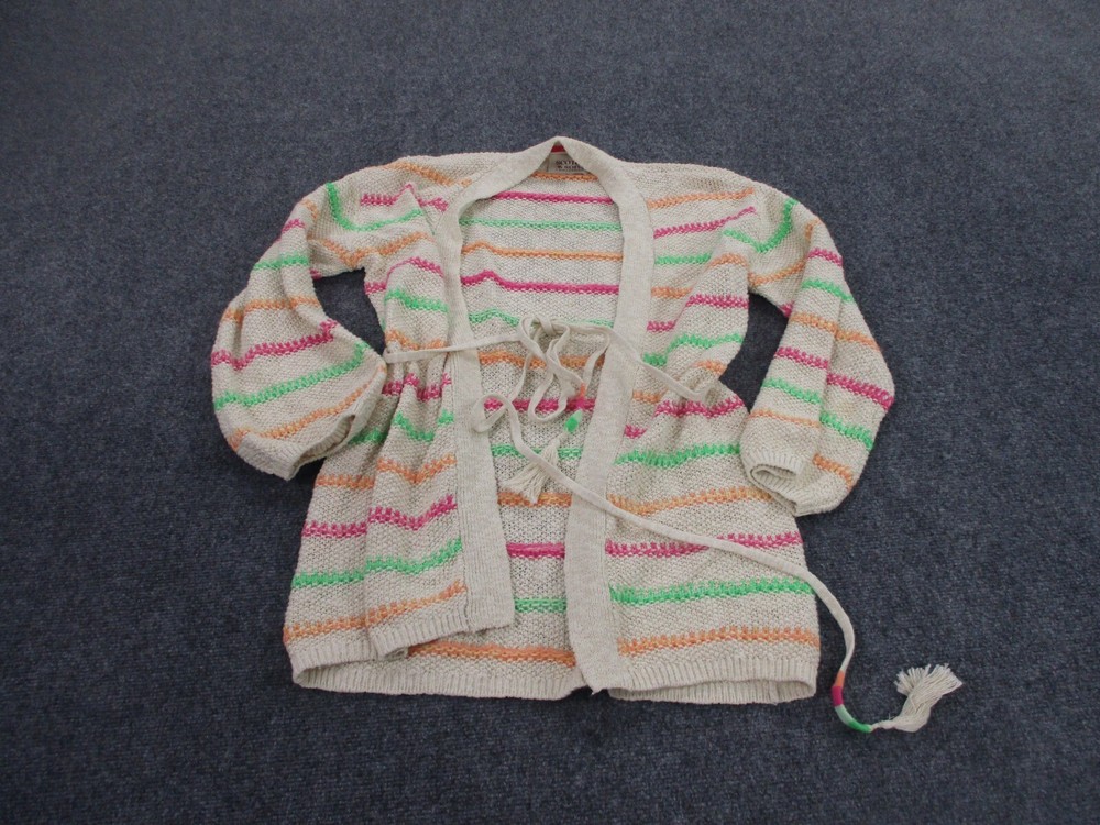 Scotch Soda Sweater Adult XS Striped Cardigan Robe Tie Front Casual Wrap Womens