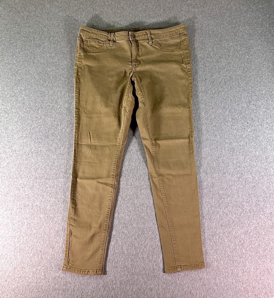 Mossimo Womens Jegging Jeans Beige Tag Size 14 (35x28.5) Canvas Stretch