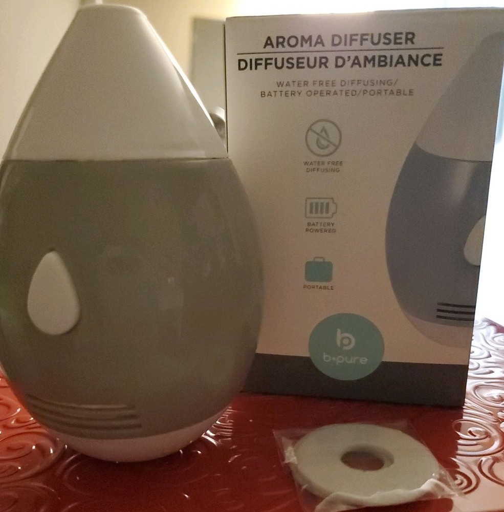 NEW! Aroma Therapy Diffuser w/Infuser Pads For Essential Oils (No Water Needed!)