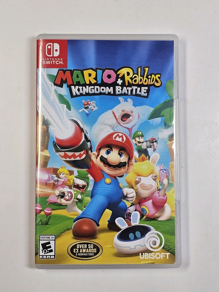 Mario + Rabbids Kingdom Battle (Nintendo Switch, 2017) Complete In Box, Tested