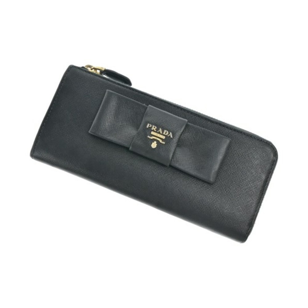 Prada Black Wallet Coin Case Pre-Owned Authentic Luxury