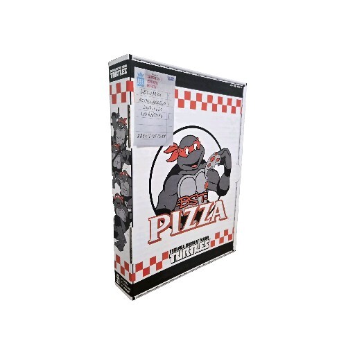 BST AXN TMNT Figure 4 Pack BST PIZZA BOX Black & White EXCLUSIVE