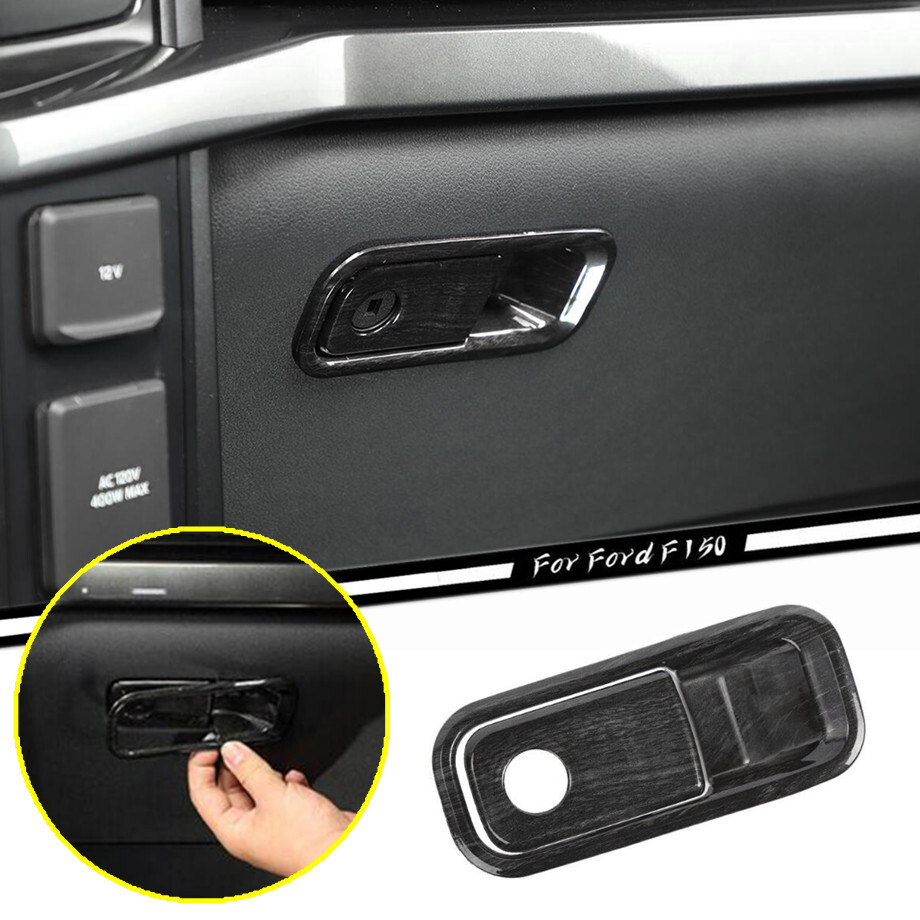 Car Co-pilot Storage Box Handle Cover Trim For Ford F150 2021-2023 Accessories
