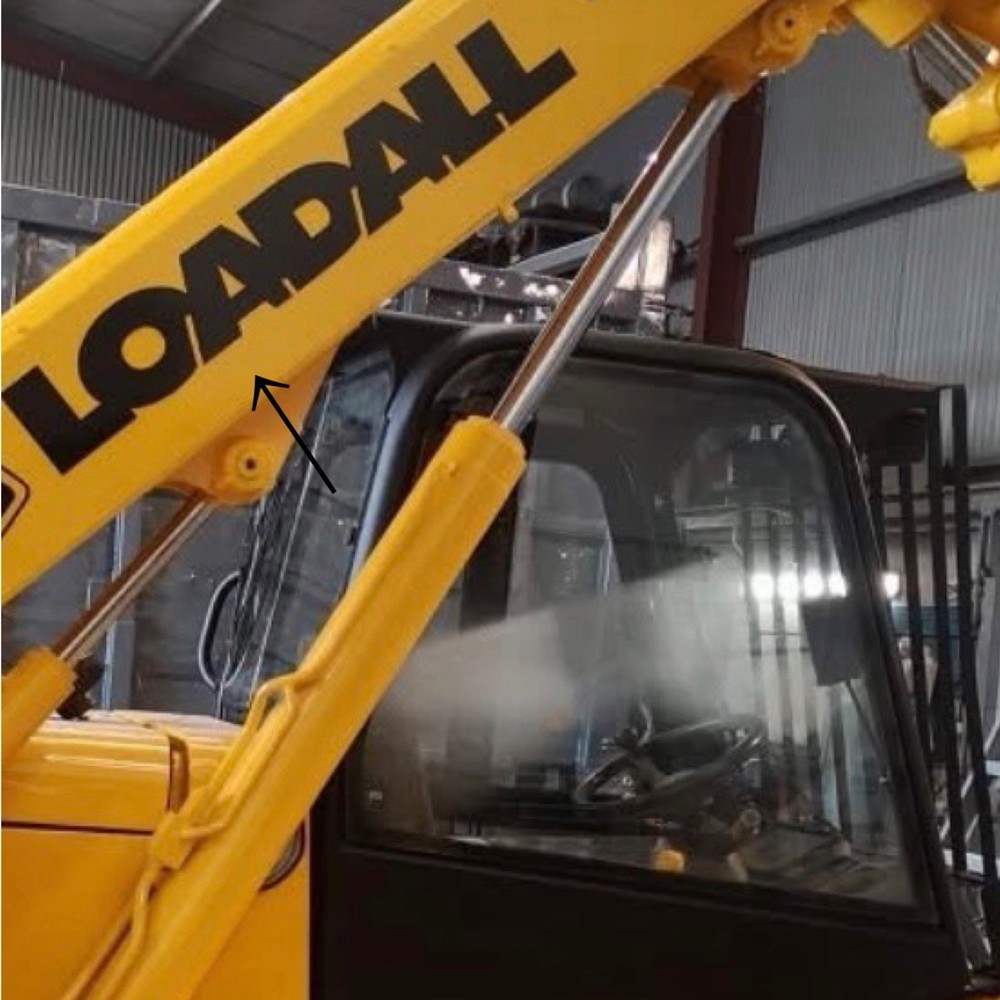 OEM JCB LOADALL TELEHANDLER BOOM DECALS  2PC SET 508c 506c 520 530B 506B (30”)