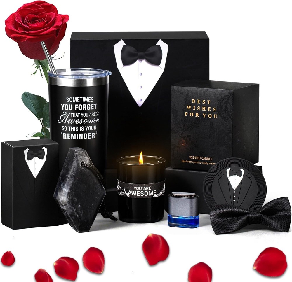 Valentine's Day Gift Box for Men - Thoughtful Present for Boyfriends & Husbands-image