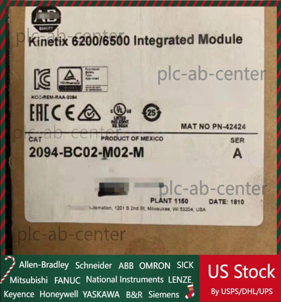 2094-BC02-M02-M Kinetix 6200/6500 Integrated Axis Module New Factory Sealed