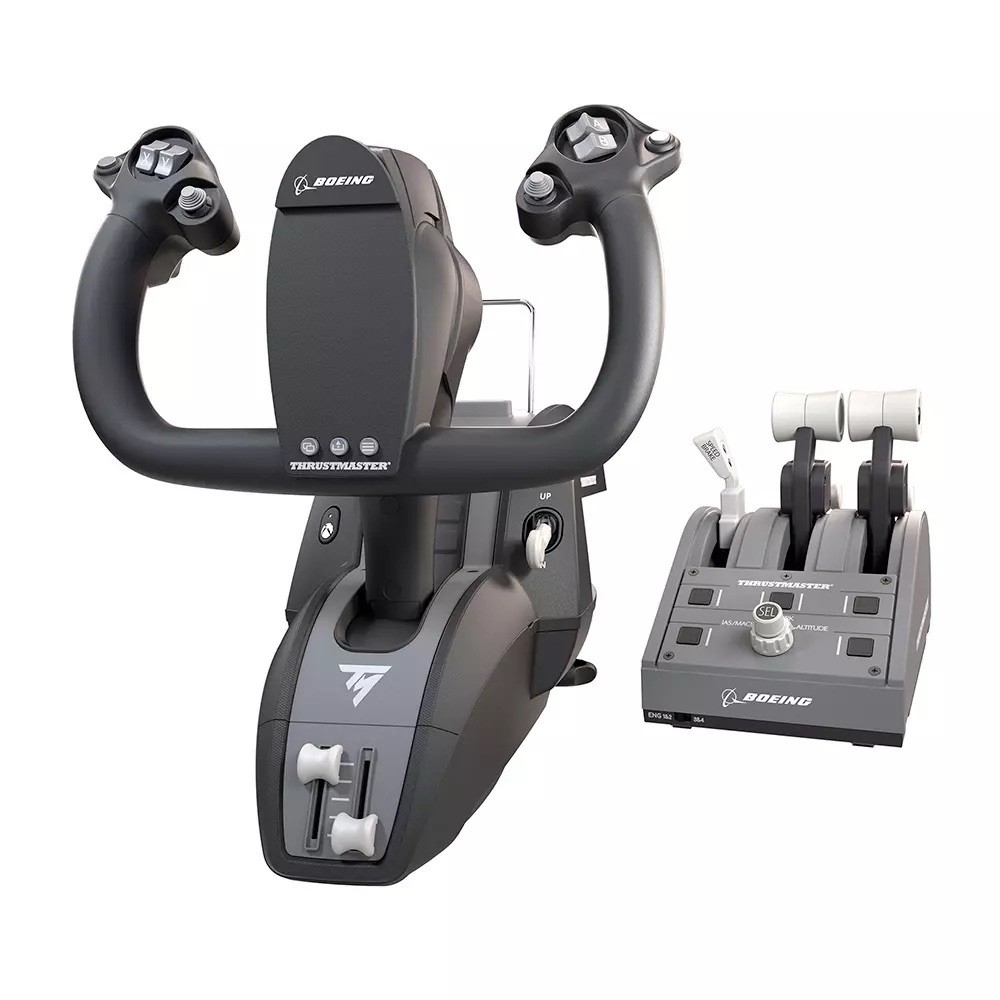 Thrustmaster TCA Yoke Pack with Rudder Pedals for Flight Simulators