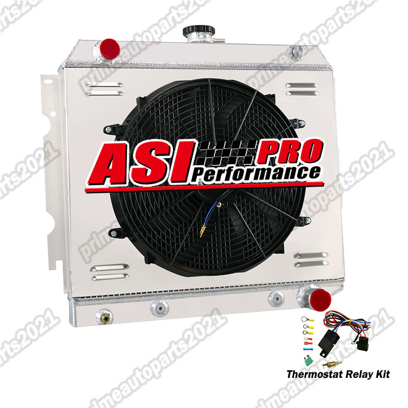 4Row Radiator+Shroud Fan fits 1968-74 Chevy II Nova Dodge Plymouth Satellite V8