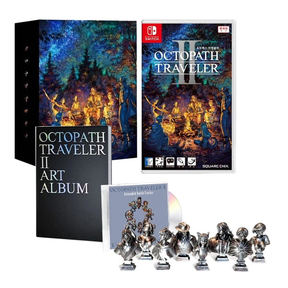 NEW Switch Octopath Traveler 2 II Collector's Edition Korean English Chinese