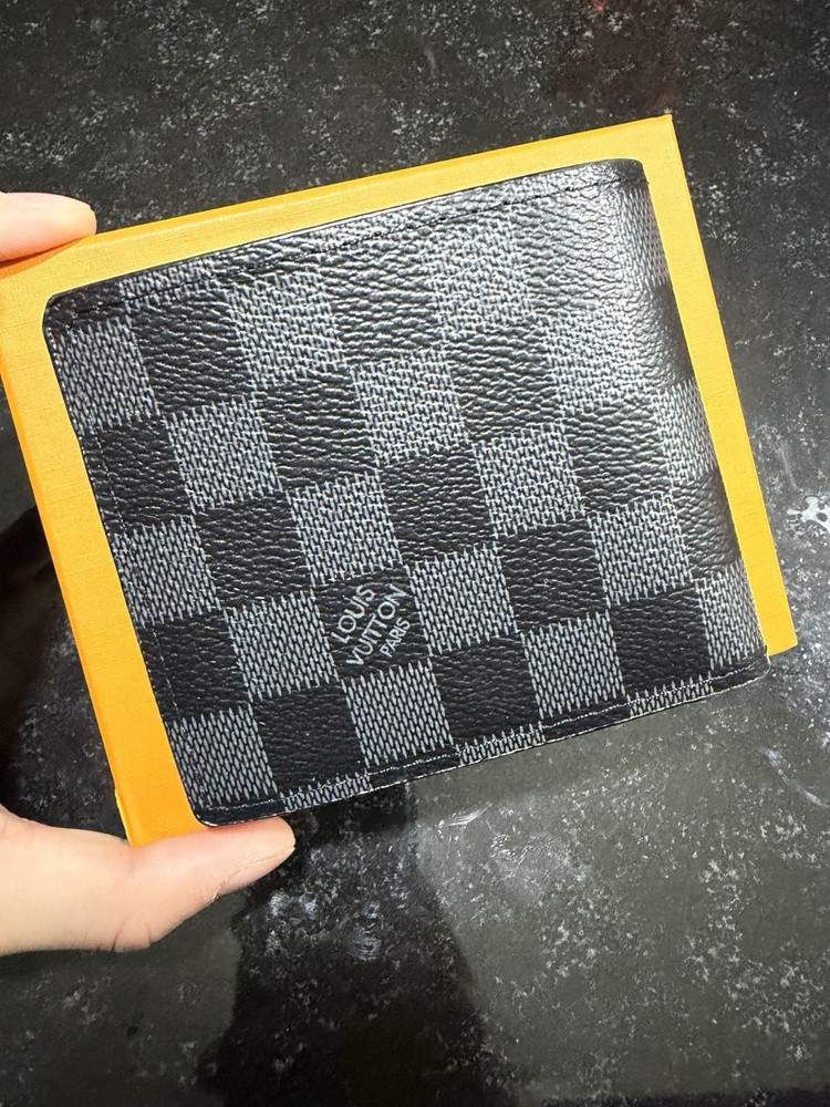 Louis Vuitton Black Trifold Walket