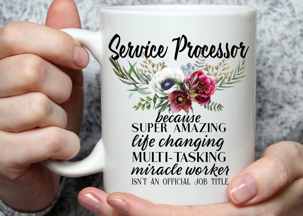 Personalized Service Processor Gift For Women L Thank You Appreciation Birthday