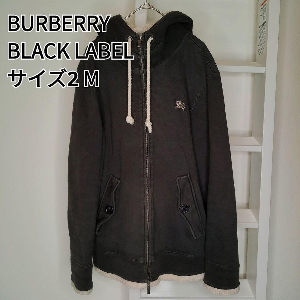 Burberry Black Label M Zip-up Boa Parka F/S from Japan