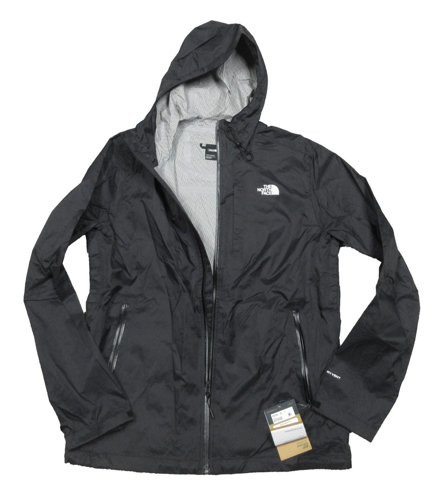 The North Face Men's TNF Black Alta Vista Waterproof Full Zip Jacket