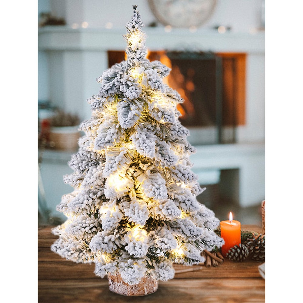 Artificial Xmas Tree 45cm Versatile Mini Simulation Decorative Xmas Tree JSOP