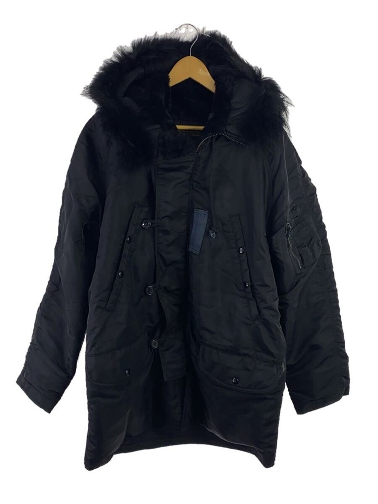 Avirex Flight Jacket/Xl/Nylon/Blk/Plain/783-3952025 3393