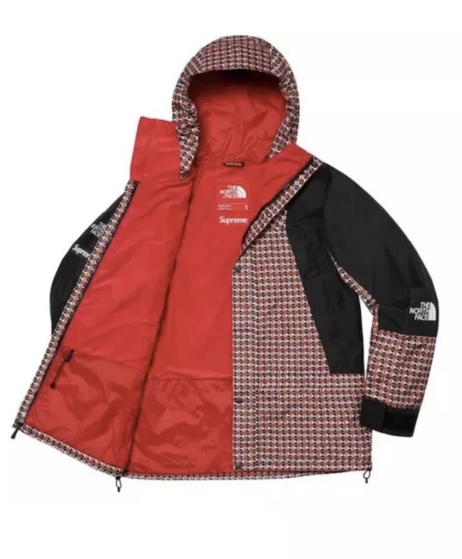 Supreme®/The North Face® Studded Mountain Light Jacket - Red - Small Ships Asap