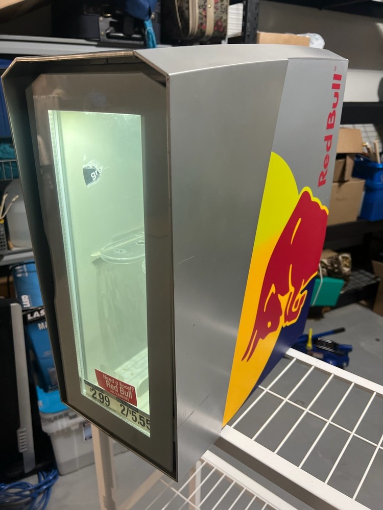 RED BULL RB-SCT ECO LED Slim Countertop Mini Fridge