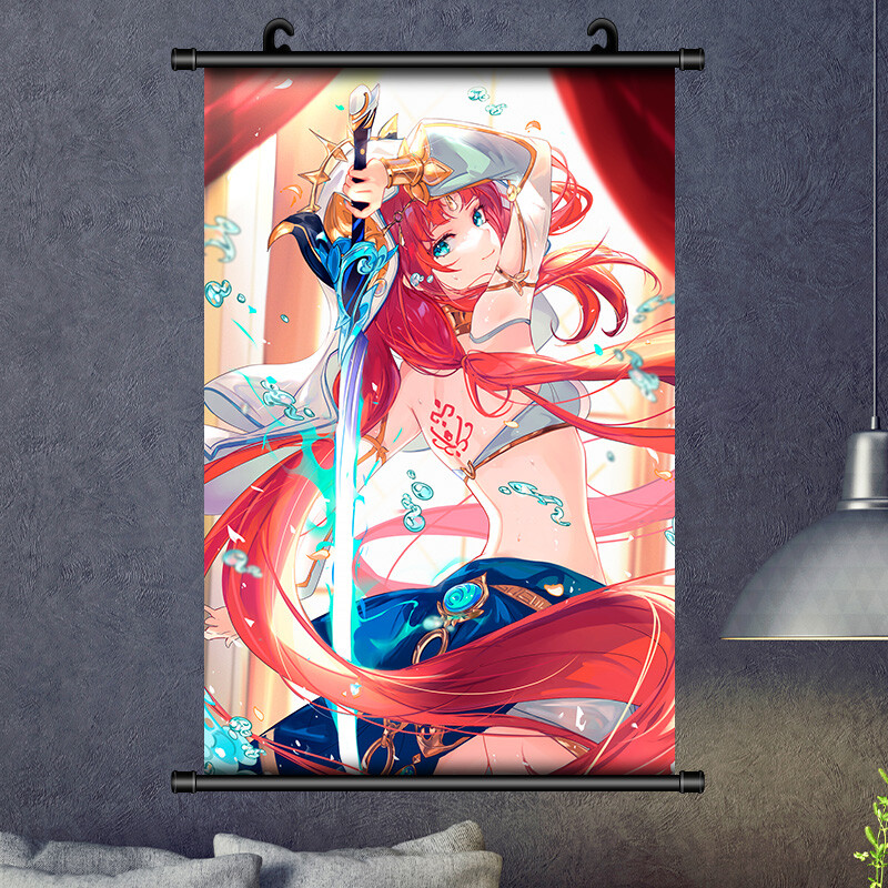 Art Poster gamecharacter Nilou Anime Wall Scroll Collection Gift 60X90cm #7