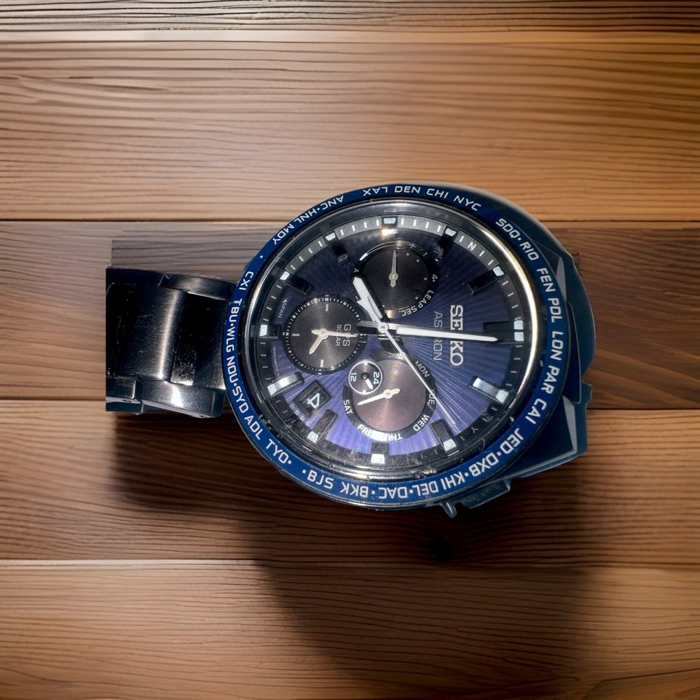 Seiko Astron Nexstar Solar Radio Titanium Watch SBXC121 5X53-0BV0 from Japan