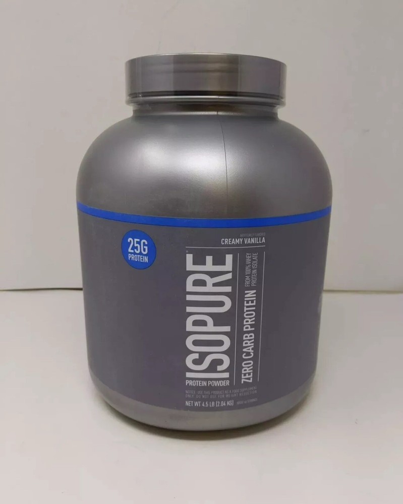 Isopure 100% Whey Protein Isolate Powder Creamy Vanilla 66 Servings (4.5lb)