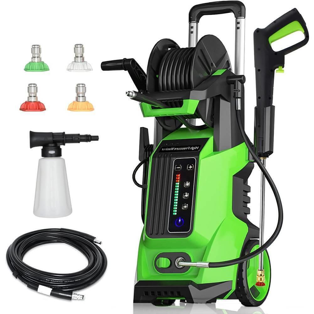 3800PSI 1800W Electric Pressure Washer with Spray Gun 2GPM