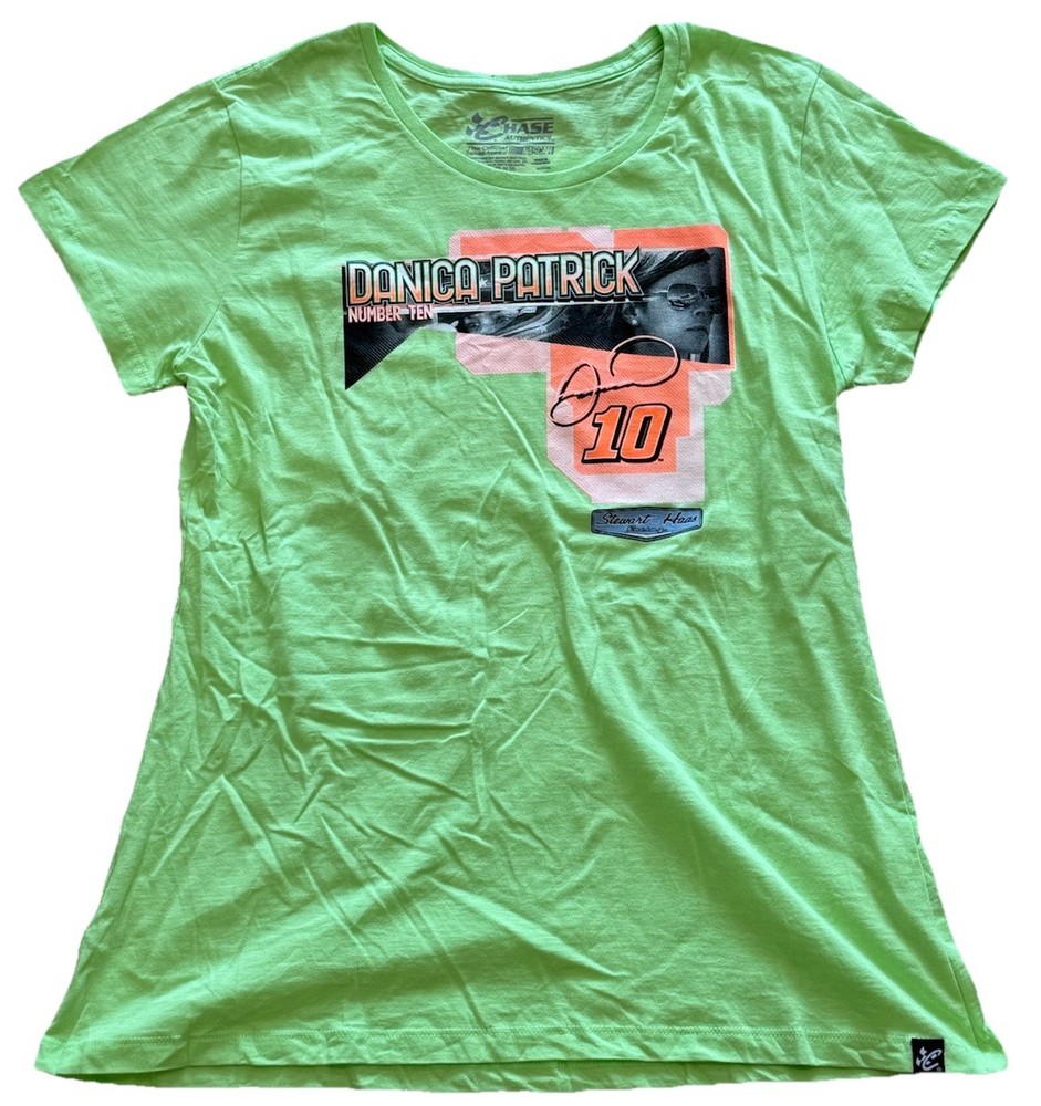 DANICA PATRICK NASCAR SHIRT GoDaddy #10 Stewart Haas Women’s Size XL Y2K Racing