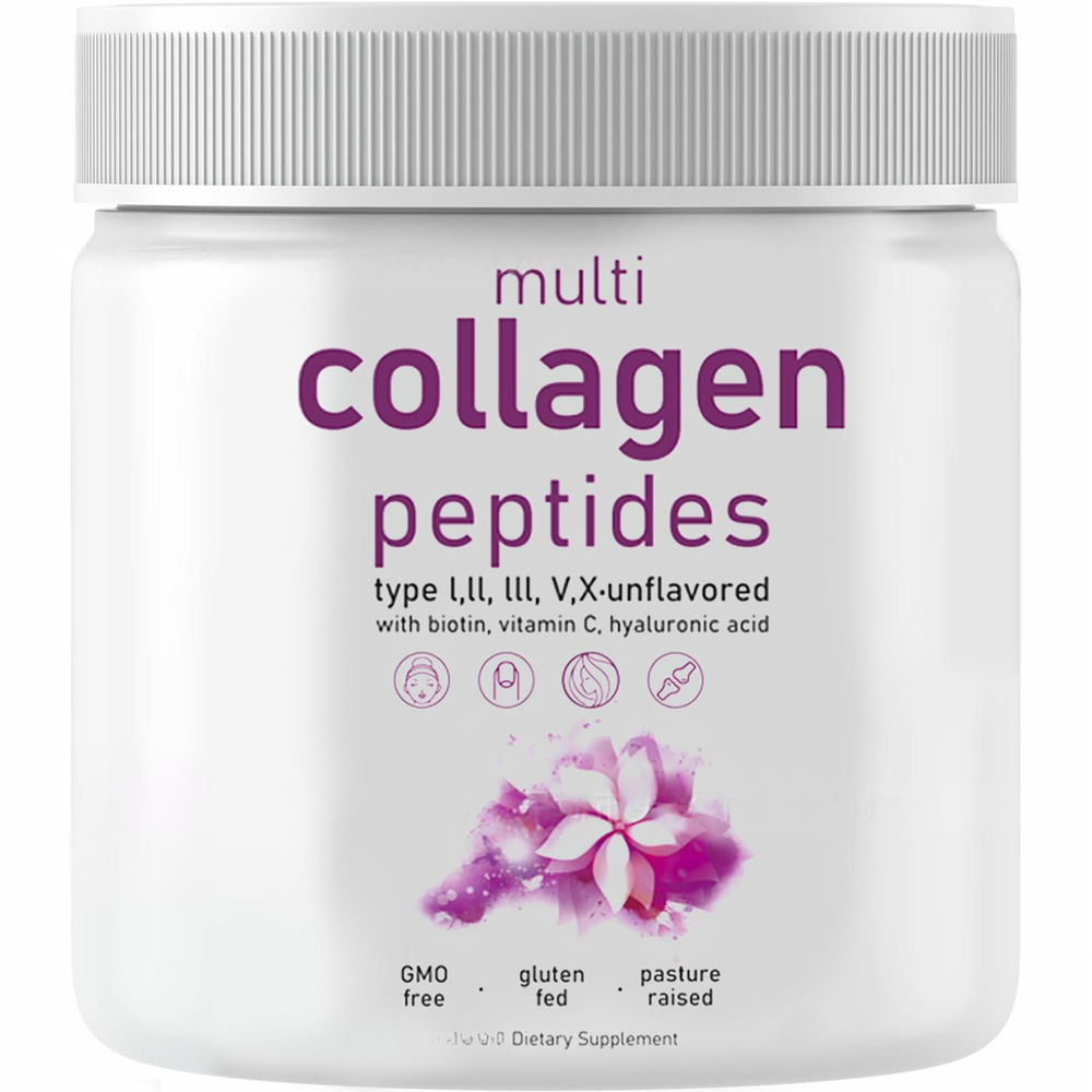 Collagen Peptides Powder Hydrolyzed Protein Types1&3 Anti-aging Supplement 8.8oz