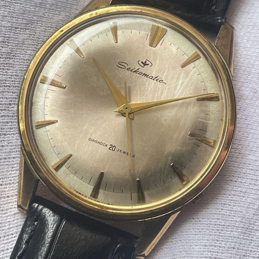 Seikomatic 20 Jewel Automatic Diashock Self-Winding Watch