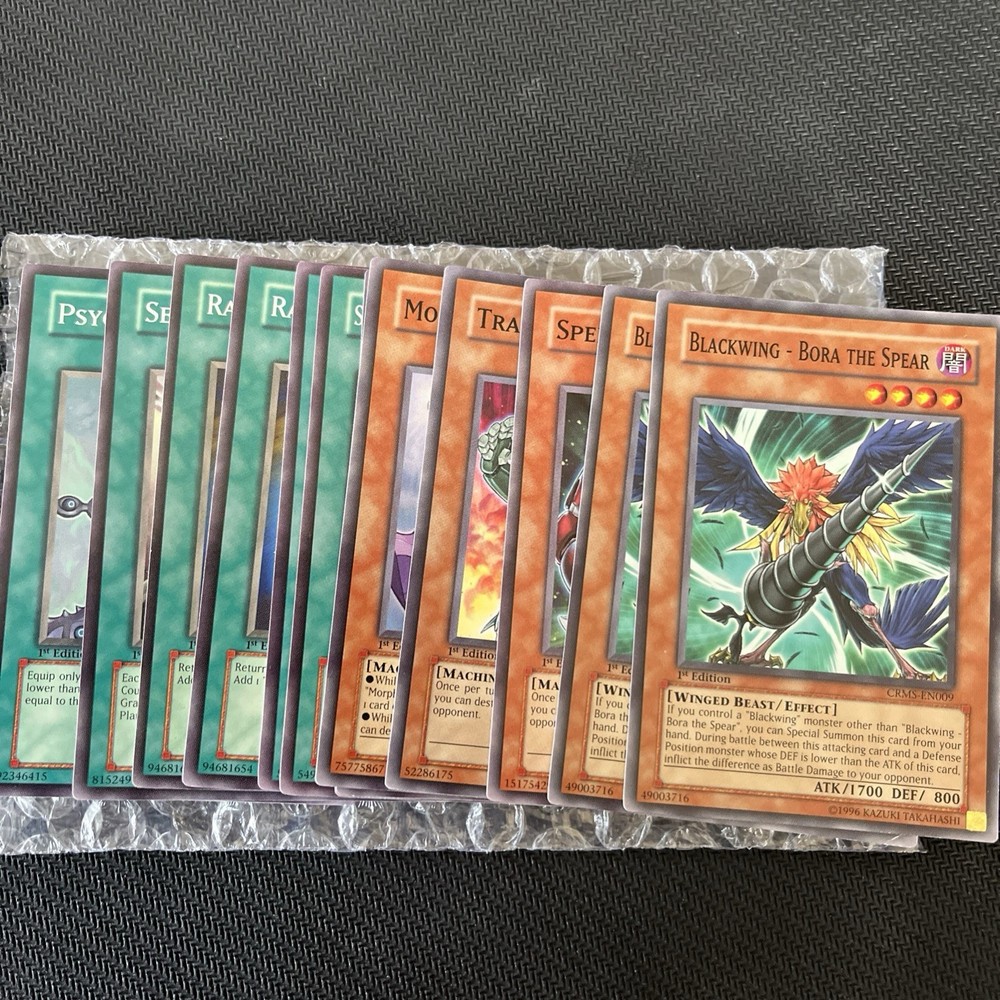 Crimson Crisis 1st Edition 13-Card Lot Yugioh Collectible