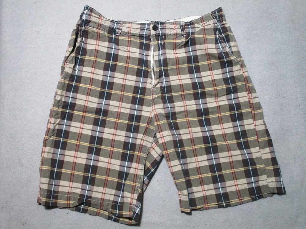 American Eagle Plaid Chino Shorts Men's Sz 38 10