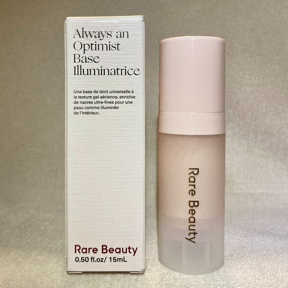 Rare Beauty Always An Optimist Illuminating Primer TRAVEL .5oz, 15ml New in Box